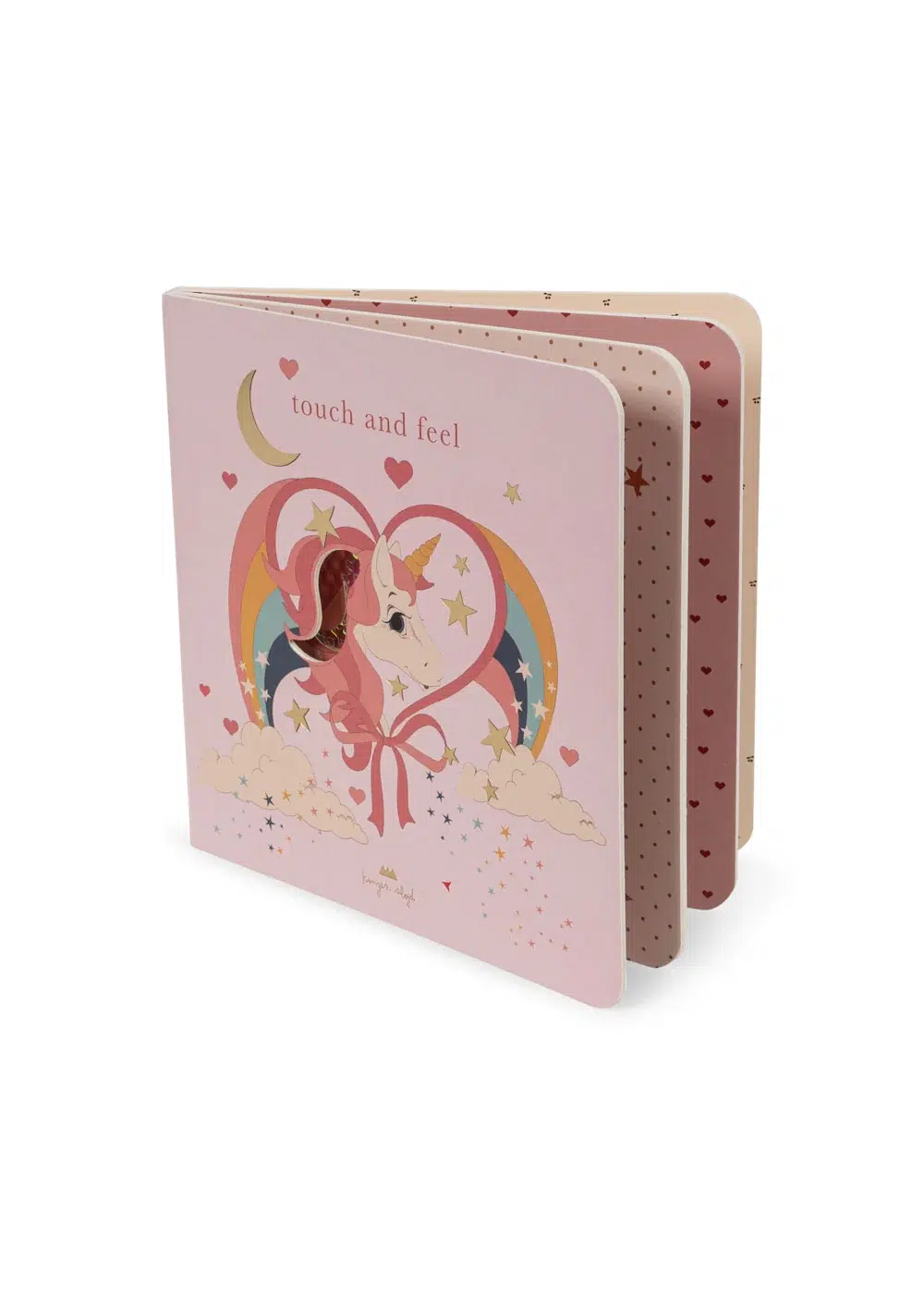 Konges Slojd Touch and Feel Book Unicorn 1 Konges Slojd Touch and Feel book unicorn.