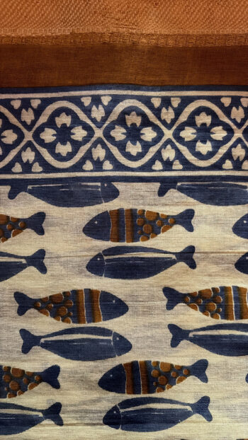 Alternative view of Large French Market Scarf Piscean