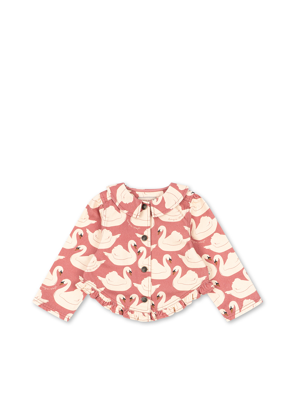Konges Magot Collar Jacket GOTS Swan Rose 1 Konges Magot Collar Jacket GOTS Swan Rose