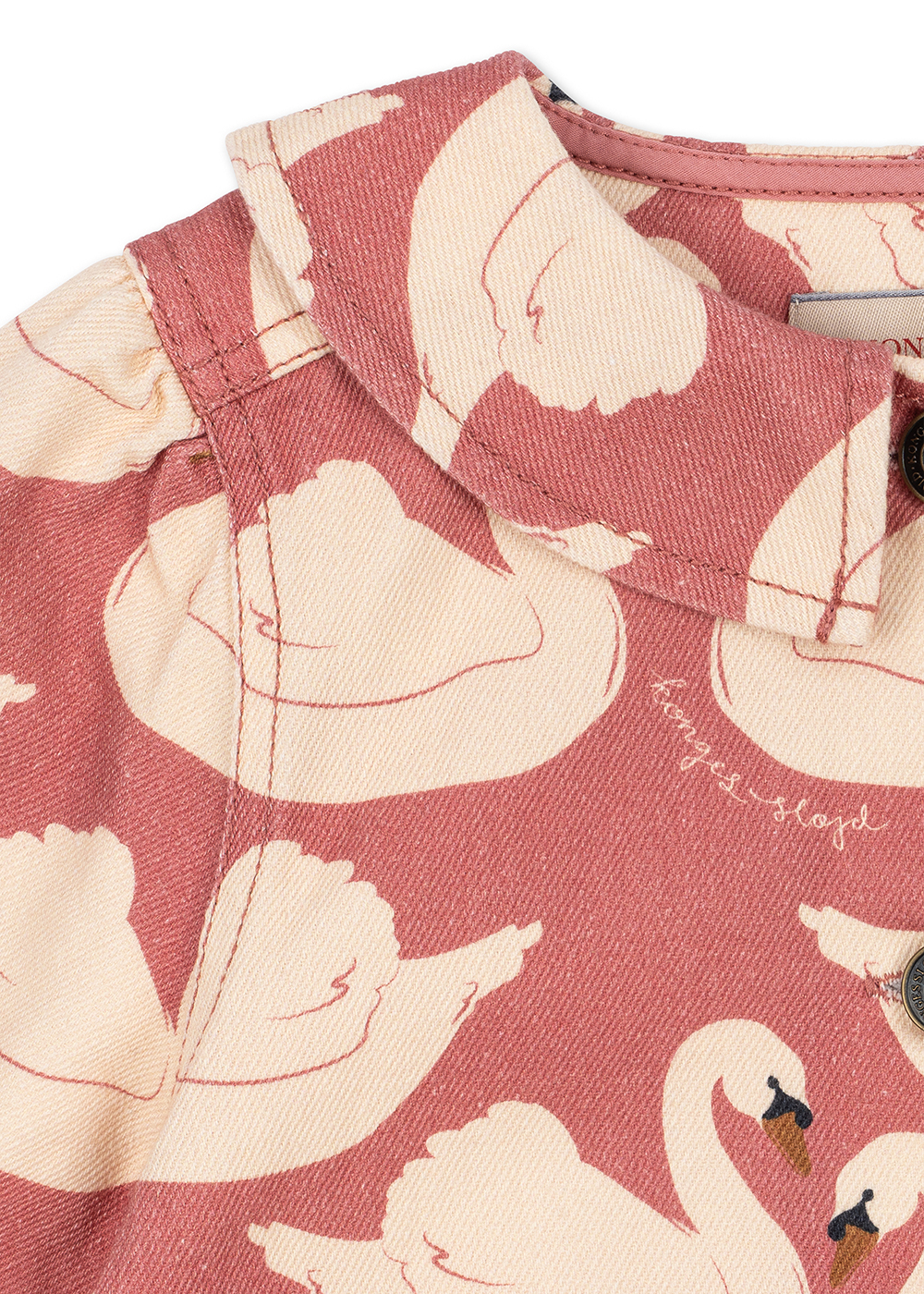 Konges Magot Collar Jacket GOTS Swan Rose 6 Konges Magot Collar Jacket GOTS Swan Rose