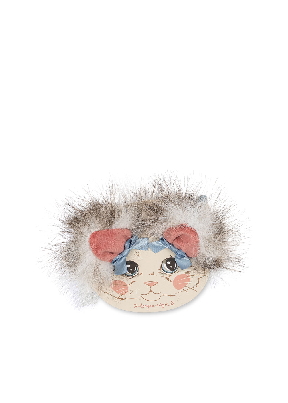 Konges Slojd 2 Pack Kitty Furry Ear Clips 4 Konges Slojd 2 Pack Kitty Furry Ear Clips