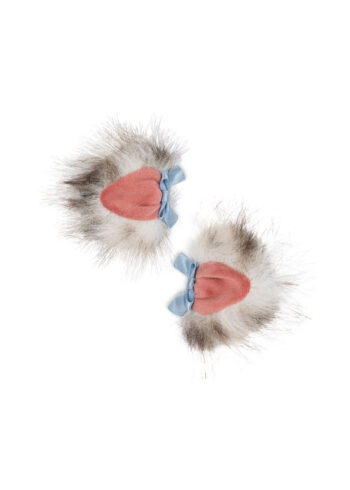 Konges Slojd 2 Pack Kitty Furry Ear Clips