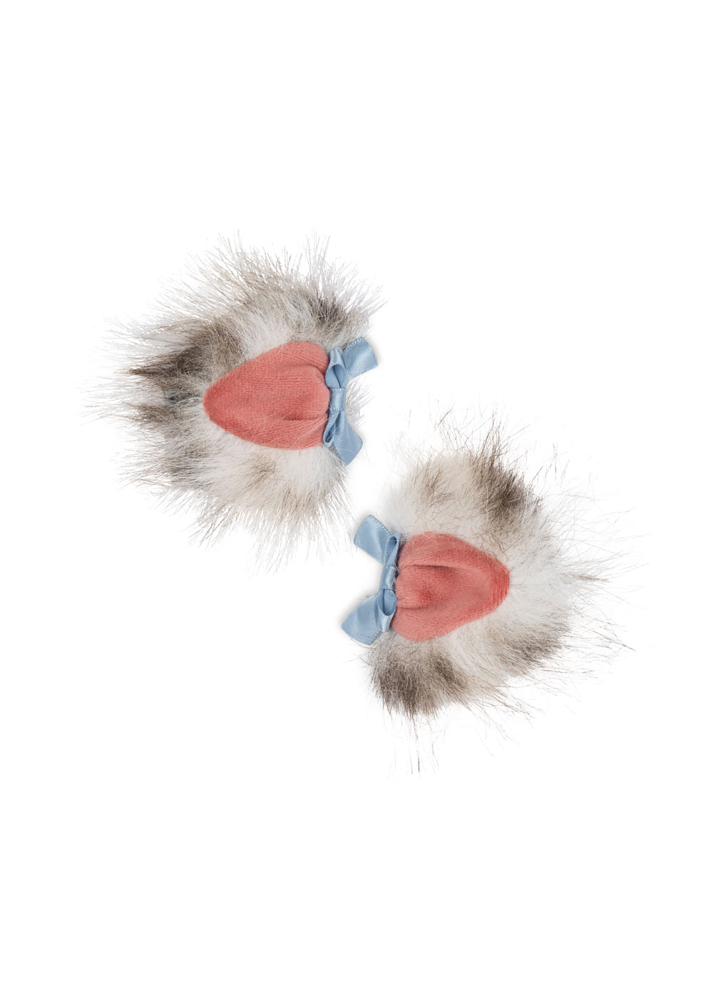 Konges Slojd 2 Pack Kitty Furry Ear Clips 1 Konges Slojd 2 Pack Kitty Furry Ear Clips