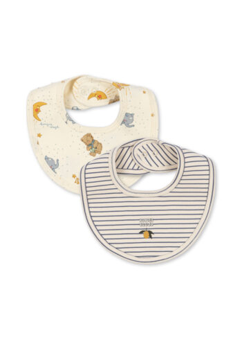 Konges Slojd Basic 2 Pack Bibs Stripe Como
