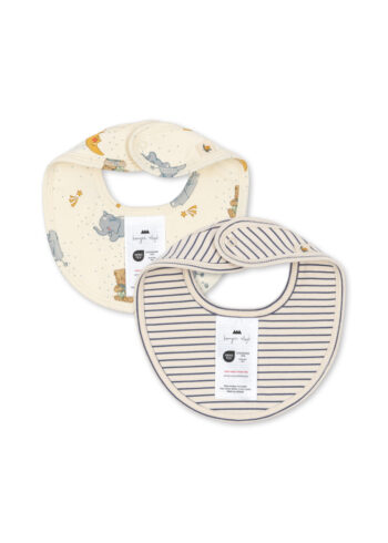 Konges Slojd Basic 2 Pack Bibs Stripe Como