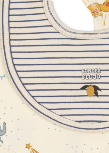 Konges Slojd Basic 2 Pack Bibs Stripe Como