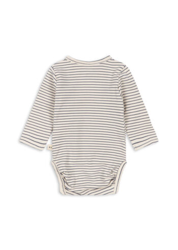 Konges Slojd Basic LS Newborn Body Gots Stripe Como