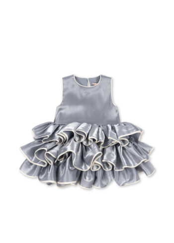 Konges Slojd Fia Frill Dress GRS Sleet
