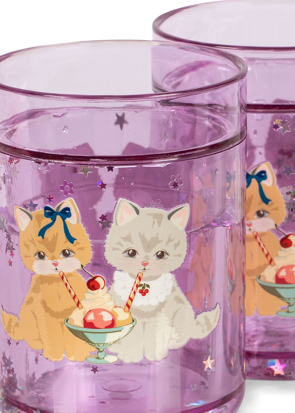 Konges Slojd Glitter Cups Set of 2 Kitty Gelateria 2 Konges Slojd Glitter Cups Kitty Gelateria