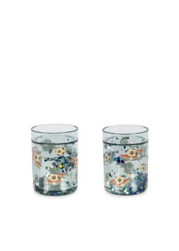 Konges Slojd Glitter Cups Set of 2 Off White / Kick it