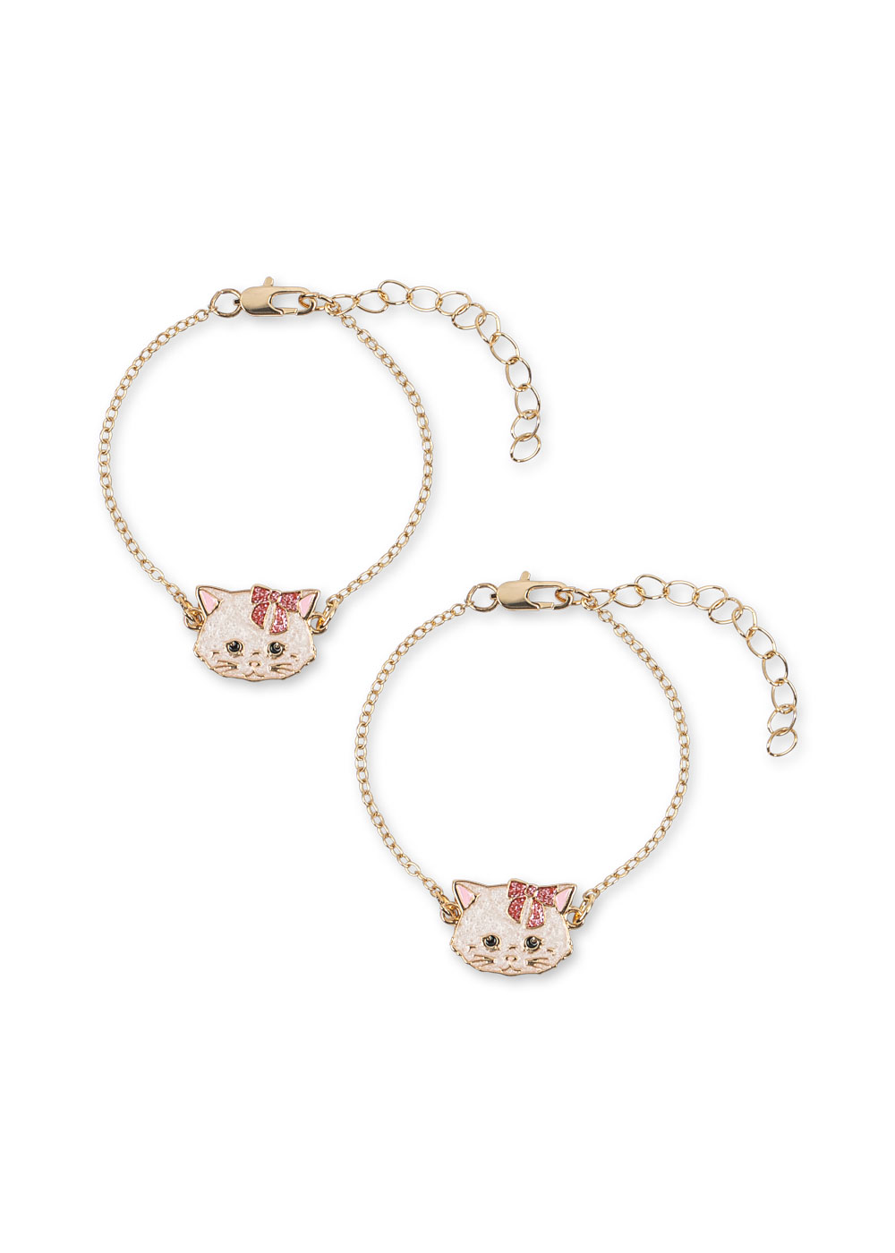 Konges Slojd Kitty Friendship Bracelet 2pcs 2 Konges Slojd Kitty Friendship Bracelet 2pcs