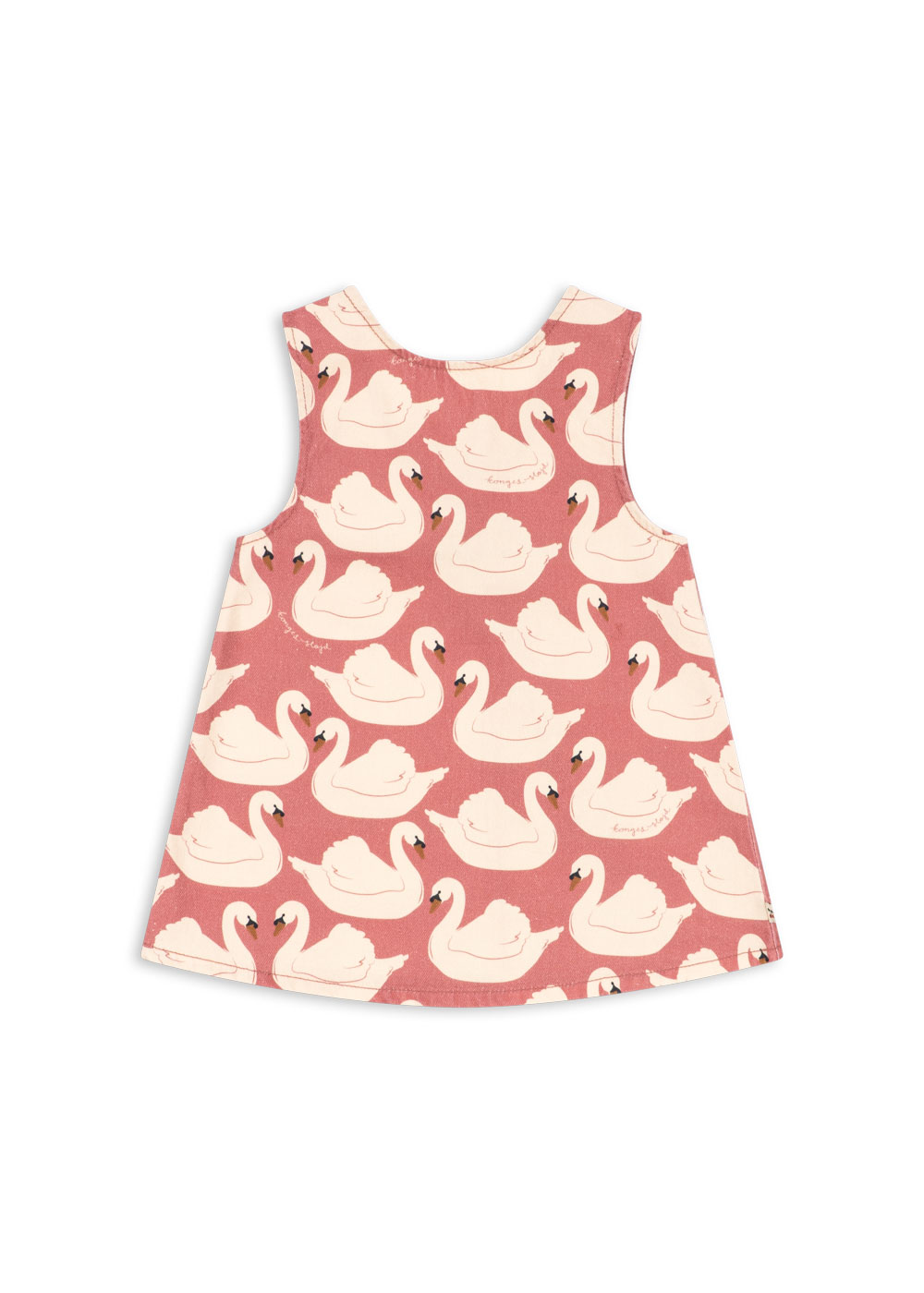 Konges Slojd Magot Bow Dress Swan Rose 1 Konges Slojd Magot Bow Dress Swan Rose