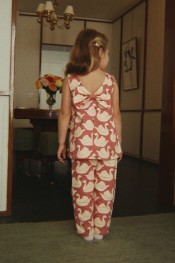 Konges Slojd Magot Frill Pants Swan Rose