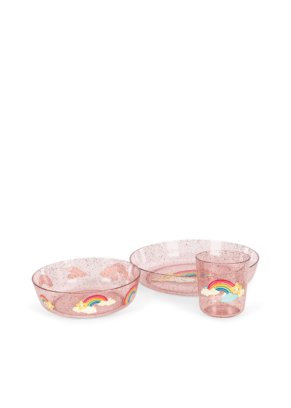 Konges Slojd Sparkly Dinner Set Rainbow 1 Konges Slojd Sparkly Dinner Set Rainbow