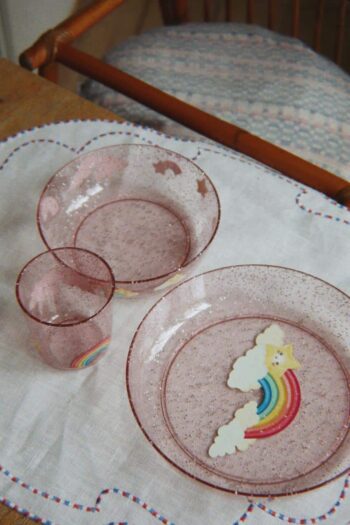 Konges Slojd Sparkly Dinner Set Rainbow 9 Konges Slojd Sparkly Dinner Set Rainbow