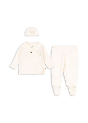 Konges Slojd Take Me Home Newborn Set Antique White