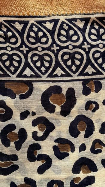 Alternative view of Large French Market Scarf Leopard