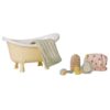 Maileg Bathtub Set Mouse Yellow (Preorder October) 3 Maileg Bathtub Set Mouse Yellow