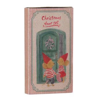 Maileg Christmas Door Set Mouse.