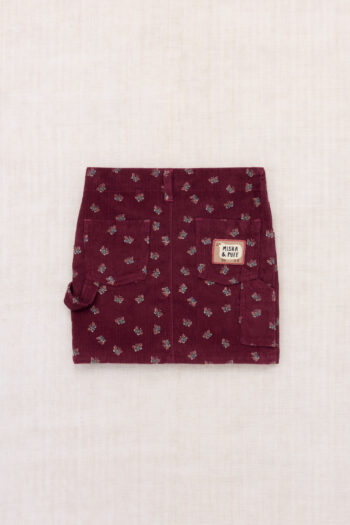 Misha & Puff Baby Corduroy Carpenter Skirt Cambridge