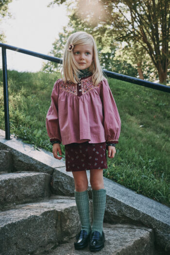 Misha & Puff Baby Corduroy Carpenter Skirt Cambridge
