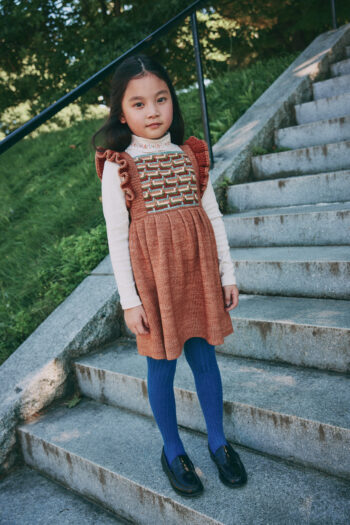 Misha & Puff Stair Step Dress Rose Gold