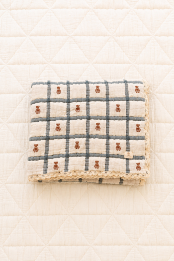 New Grain Blanket Teddy Bluebelle