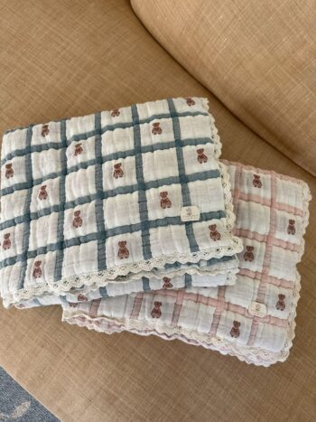New Grain Blanket Teddy Petal