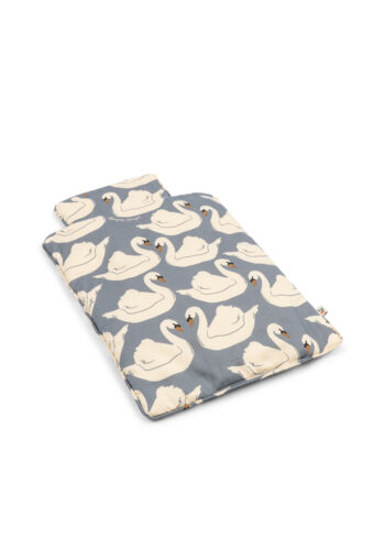 Padded doll bedding Swan