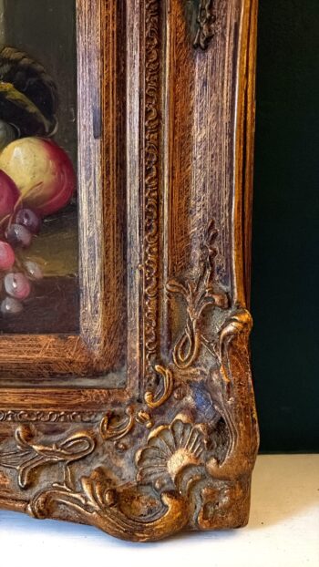 Pair of Petite French Still Life Paintings in Ornate Gilt Frames