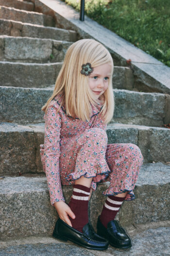 Scout Top Antique Rose Millefleurs