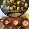 Vintage French Copper Strainers with Brass Handles – Set of Three