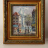 Vintage French Montmartre Oil Painting