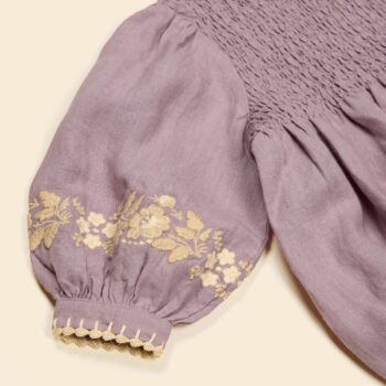 Apolina Baby Noemie Romper Dusky Lavender - Image 2