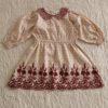 Bonjour Diary Embroidered Dress Provencal Stripes