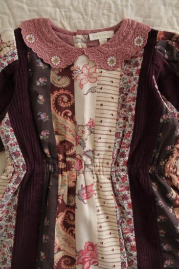 Bonjour Diary Patchwork Dress - Image 4