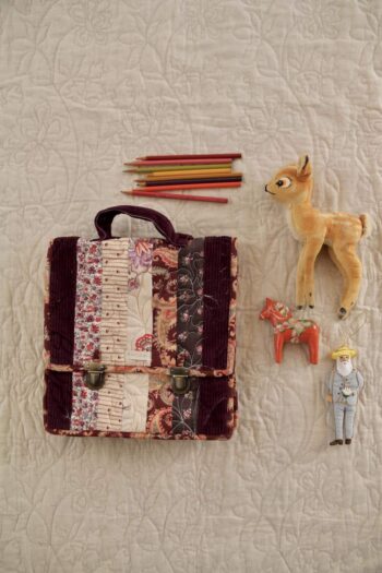 Bonjour Diary Quilted Patchwork Satchel