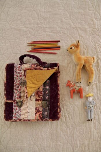 Alternative view of Bonjour Diary Quilted Patchwork Satchel
