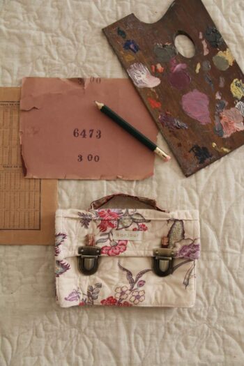 Bonjour Diary Quilted Pouch Vence