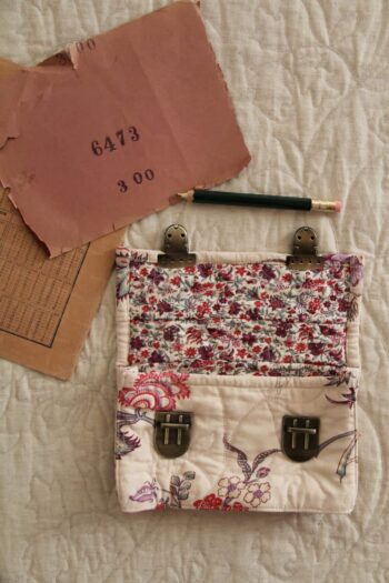 Bonjour Diary Quilted Pouch Vence