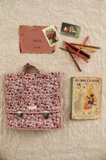 Bonjour Diary Quilted Satchel Floral Meadow