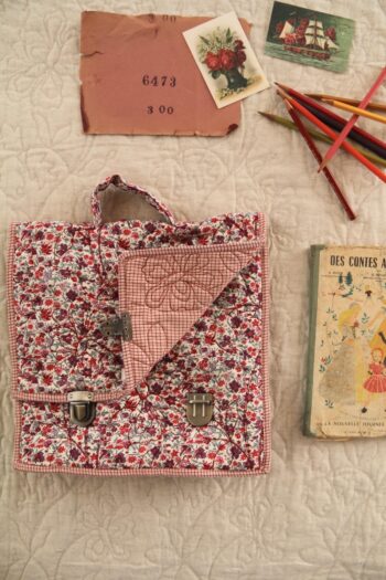 Bonjour Diary Quilted Satchel Floral Meadow - Image 3