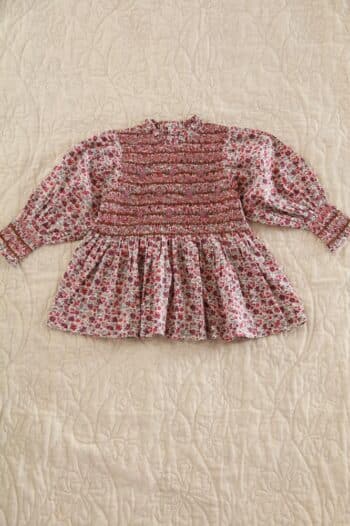 Bonjour Diary Smocked Blouse Floral Meadow - Image 5