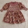 Bonjour Diary Smocked Dress Cashmere Burgundy 8 Bonjour Diary Smocked Dress Burgundy Cashmere