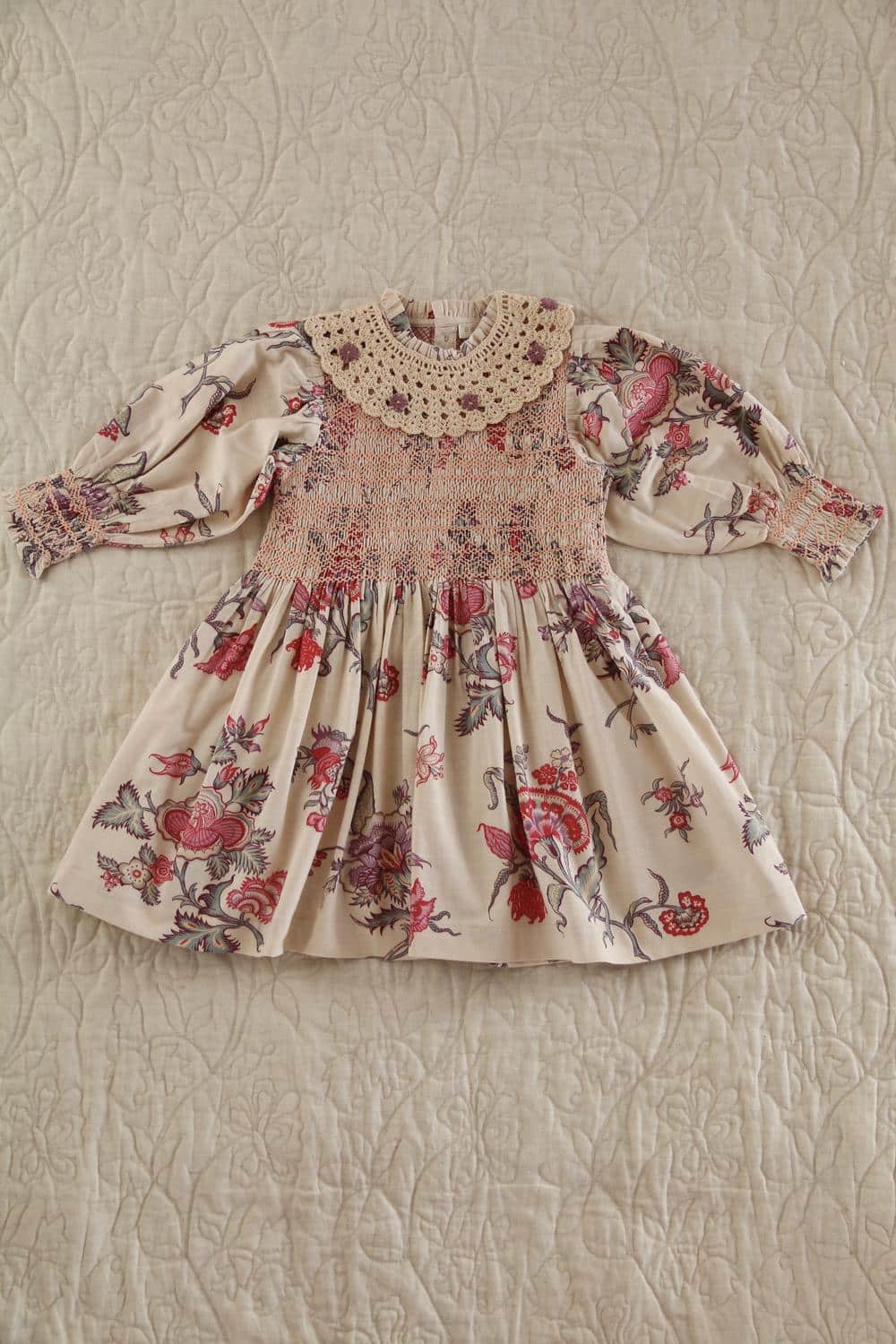 Bonjour Diary Smocked Dress Vence 1 Bonjour Diary Smocked Dress Vence