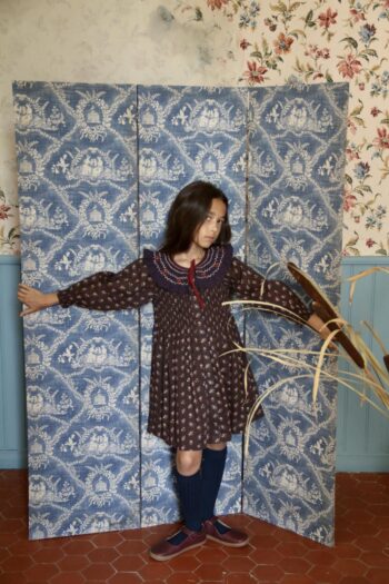 Bonjour Diary Tunic with Little Bouquet & Bow Barrette - Image 5