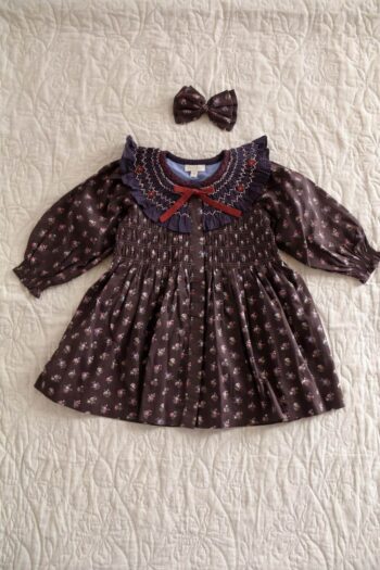 Bonjour Diary Tunic with Small Bouquet & Bow Barrette (1)