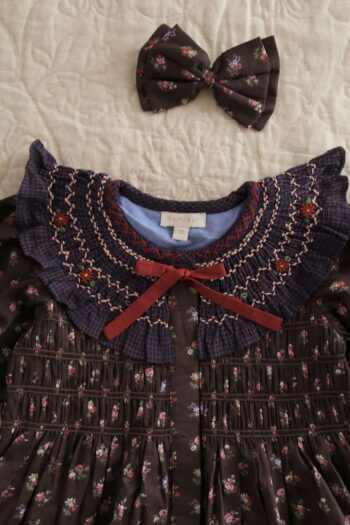 Bonjour Diary Tunic with Little Bouquet & Bow Barrette - Image 3