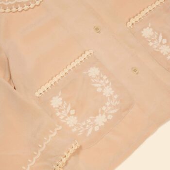 Apolina Clara Silk Blouse Dried Rose