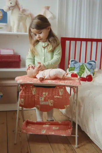 Konges Slojd Catie Baby Doll with Lift Ciao Miao Rose 13 Konges Slojd Catie Baby Doll with Lift Ciao Miao Rose
